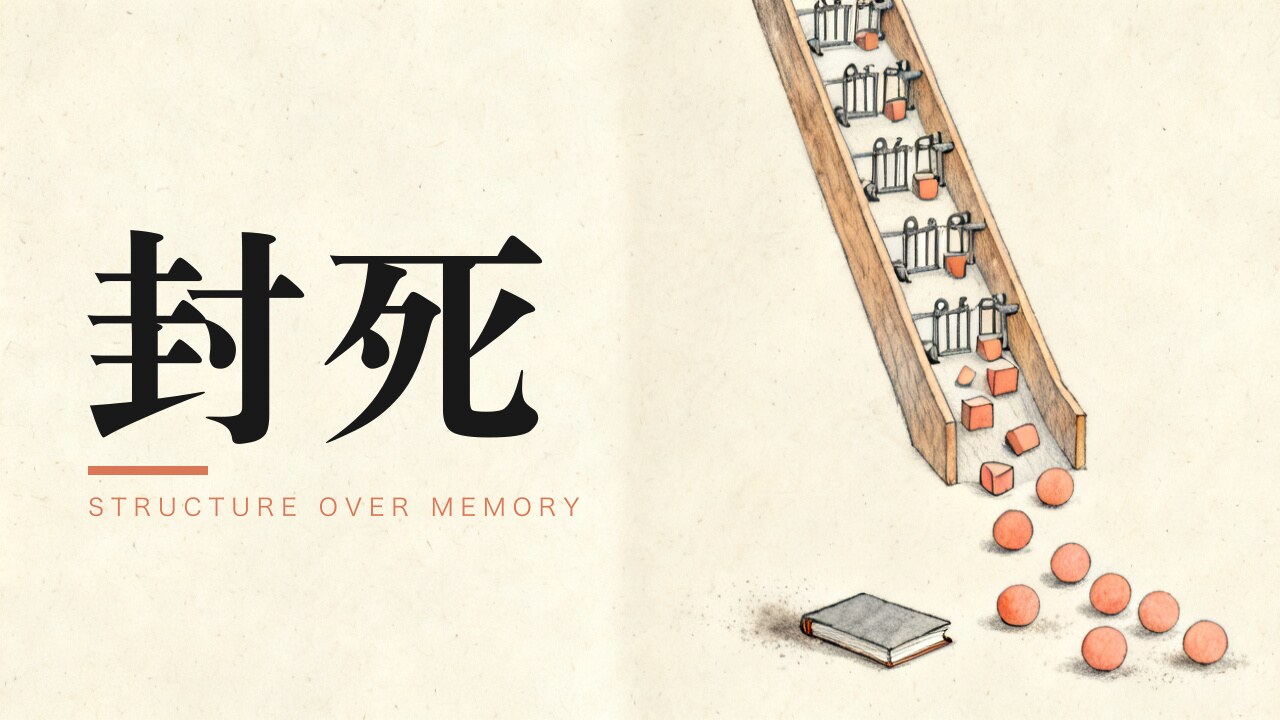靠结构,不靠记性